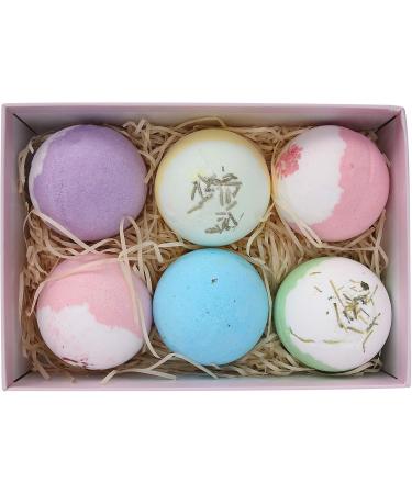 Handmade Bathing Ball Cleaner Gift Set - 6 Pieces for Dry Skin & Spa Baths | Perfect Birthday & Mother's Day Gift for Her & Him - Buy Online on SooperMarket.com
