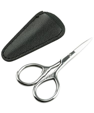 Beard scissors mustache scissors stainless steel care scissors men mustache bartscher manicure nail shaver for eyebrow eyelashes nose hair hair