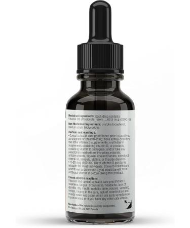 Maxion 2 Pack Vitamin D3 Liquid Drops 2500 IU 1100 Drops Helps with the Development of Bones and Teeth and to Support the Immune System No Preservatives Non-GMO Allergy-friendly 30 mL - Buy Online on SooperMarket.com