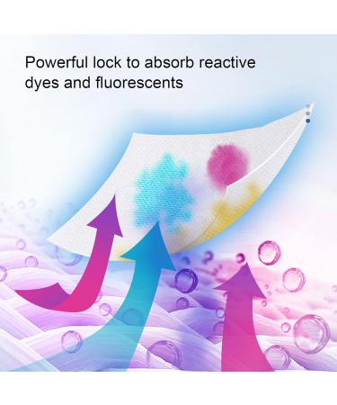 Color Catcher Disposable Laundry Sheets to Prevent Color from Smearing Dye Absorber for Various Fabrics - Buy Online on SooperMarket.com