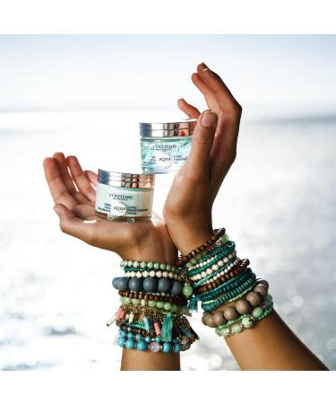 L'OCCITANE Aqua R otier Ultra Thirst-Quenching Gel 50ml | Vegan & 98% Readily Biodegradable | Enriched with Macro Hyaluronic Acid | Clean & Luxury Beauty Skincare for All Skin Types - Buy Online on SooperMarket.com