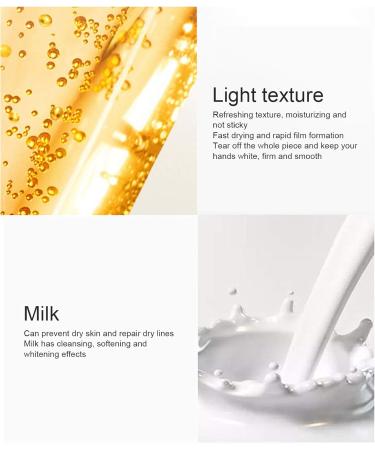 2pcs Peel Off Wax Hand Mask Honey Hand Wax Exfoliating Hand Mask Moisturizing Hand Care Supplies Hands Care Tool Hand Peel Mask Exfoliating Gloves For Hand Wax Exfoliating Hand Film Paraffin Hand Wax - Buy Online on SooperMarket.com