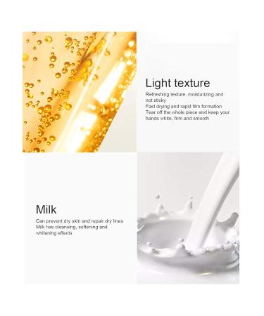 Peeling Hand Mask - 2 Pc Golden Honey Hand Wax Treatment for Dead Skin Removal Rejuvenation & Moisturizing Care - Shop Internationally! - Buy Online on SooperMarket.com