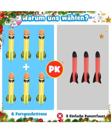 Dislocati 6 Pack Rocket Toys - Air Pressure Outdoor Fun | Perfect Kids Gifts | Shop Internationally - Buy Online on SooperMarket.com