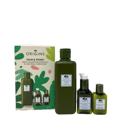 Origins Calm & Steady Mega-Mushroom Essentials | Soothe & Strengthen | International Shipping Available - Buy Online on SooperMarket.com