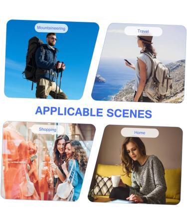 FOMIYES 6pcs Round Shoulder Nasal Spray Bottles - Travel Cosmetic Containers - Refillable Glass Cleaner Spray - Blue Sub Bottle - Buy Online on SooperMarket.com