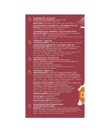 Dallmayr Tea Advent Box - Premium 1 Pack (61.6g) | International Shipping Available - Buy Online on SooperMarket.com