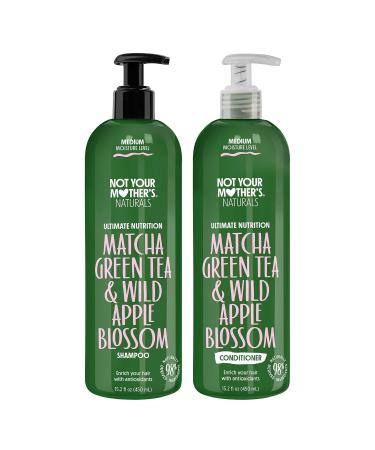 Not Your Mother's Naturals Essential Nourish Shampoo & Conditioner Set - 15.2 fl oz - Sulfate-Free Hair Products - Matcha Green Tea & Apple Blossom
