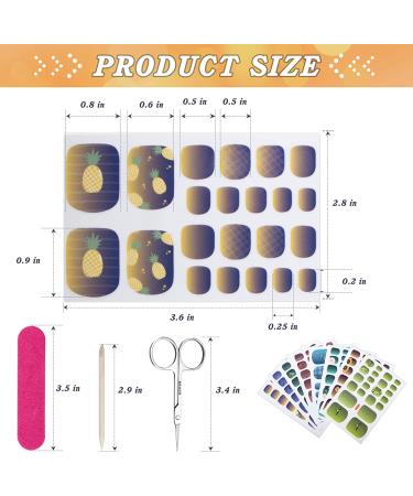 Self-Adhesive Toenail Polish Stickers - Color 03 | Nail Art Wraps & Decals for Manicure - Buy Online on SooperMarket.com