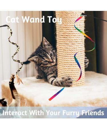 QUOZUO 26 pcs Kitten Toys Cat Toys Cat Toys Variety Pack for Kitty Cat Wand Toy Cat Feather Toys Cat Balls with Bells Cat Mouse Toy Catnip Toys for Indoor Cats - Buy Online on SooperMarket.com