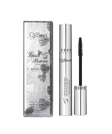 WALULAN Silver Aluminium Tubing Big Eyes Makeup Silky Mascara Mascara Black Volume and Length  Voluminous Lashes  No clumping  No Smudging Mascara Waterproof
