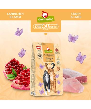 Granapet Delicatessen Rabbit & Lamb Dry Cat Food | Grain-Free Sugar-Free | 300g - Tasty Adult Feed - Buy Online on SooperMarket.com