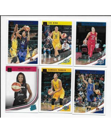 2019 Donruss WNBA Basketball Complete Hand Collated Set of 100 Cards - Includes 12 Rookie Cards (#89-#100) and Seimone Augustus, Sue Bird, Angel McCoughtry, Breanna Stewart, Elena Delle Donne, Diana Taurasi, Sylvia Fowles, Tina Charles, Brittney Griner, C