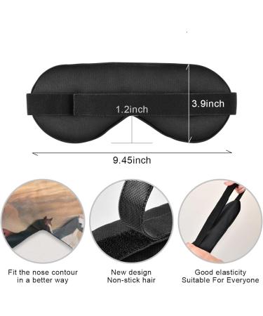 WELLDAY Running Horse Sleep Mask - Adjustable Blindfold for Men and Women - Buy Online on SooperMarket.com