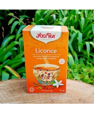 Yogi Tea Organic Licorice Egyptian Spice 17 Teabags - Buy Online on SooperMarket.com