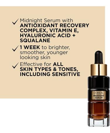 L'Oreal Paris Age Perfect Midnight Serum 1 oz - Anti-Aging Night Serum - Buy Online on SooperMarket.com