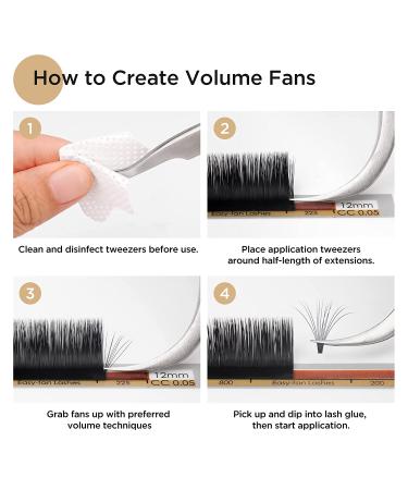 Premium LASHVIEW CC Curl 0.03mm Eyelash Extensions | 8-15mm Mixed Lengths | Faux Mink Russian Volume Lashes | Professional Salon Use - Buy Online on SooperMarket.com