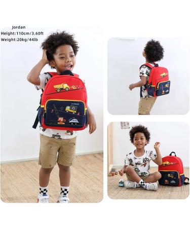Willikiva Car Dinosaur Kids Toddler Backpack - Waterproof Preschool Bag for Boys and Girls - Buy Online on SooperMarket.com