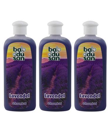 Pack of 3 Badusan bath additive bubble bath lavender 3 x 500 ml
