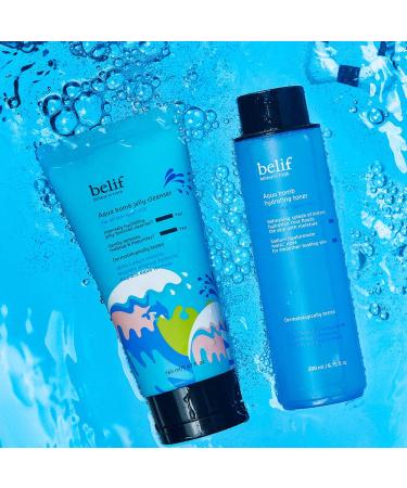 belif Aqua Bomb Jelly Cleanser - Gentle & Effective Clean Beauty | Foaming Makeup Remover | For All Skin Types | 5.41 floz - Buy Online on SooperMarket.com