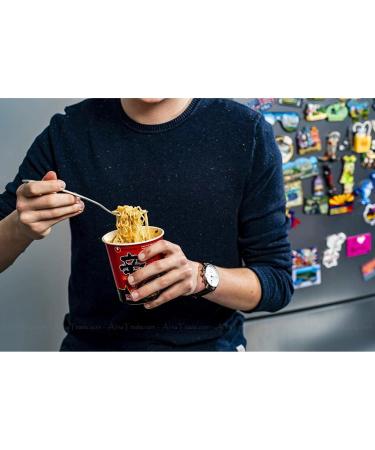 TOPLINE Shin Cup Noodles Multipack - 2 Boxes of 6 x 86g Gourmet Hot & Spicy Instant Pot Korean Noodles with Topline Card for Packed Lunch Snacks Camping Meals - Buy Online on SooperMarket.com