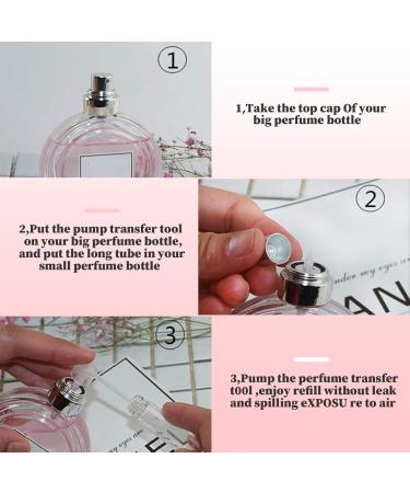 Perfume Dispenser Pump Plastic Perfume Dispenser Reusable Perfume Syringe Extractor Portable Perfume Extractor for Travel Refillable Perfume Atomizer Spray Bottle Perfume Syringe Extractor - Buy Online on SooperMarket.com