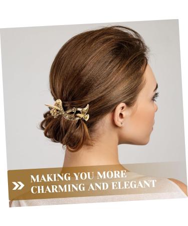 ABOOFAN Hair Barrettes Hair Clips Bun Cuff High Bun Clip Cage Clips Bun Hair Clip Bun Clips Hair Bun Accessories Hair Bun Clip Hair Barrette with Stick Hair Accessories Headgear Metal - Buy Online on SooperMarket.com