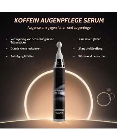 Eye Serum Against Dark Circles and Swelling Eye Care Anti-Ageing Eye Serum with Triple Effect Hyaluronic Acid - Buy Online on SooperMarket.com