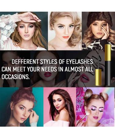 FEITA Magnetic Eyelashes Kit - 10 Pairs Natural Look False Lashes with 2 Tubes Magnetic Eyeliner - Easy Application & No Glue Needed - Buy Online on SooperMarket.com