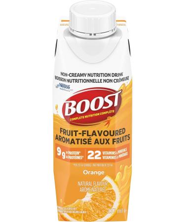 Boost Fruit Flavoured Drink Orange (237ml 24 count) and BOOST 15g Protein Meal Replacement Drink Chocolate (237ml 24 count) - Buy Online on SooperMarket.com