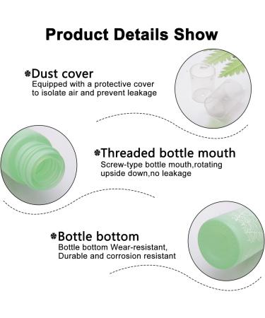 Buy PXYELEC 10ml Green Glass Spray Bottles - Refillable Atomizer Set with 10 Trophies for Perfumes & Essential Oils - Ideal for Travel & Dosage - Buy Online on SooperMarket.com
