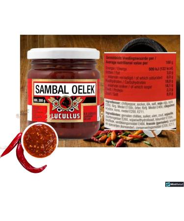 Asian Condiment Bundle with Lucullus Sambal Oelek Sambal Paste 200g & Lucullus Ketjap Manis 250ml Including Mint Retail Condiment Spoon - Buy Online on SooperMarket.com