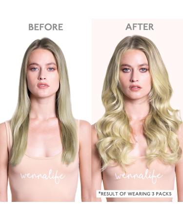 20pcs Real Hair Tape Extensions - 60cm Ash Blonde to Gold Blonde | Silky Straight Remy Invisible Skin Weft - Buy Online on SooperMarket.com