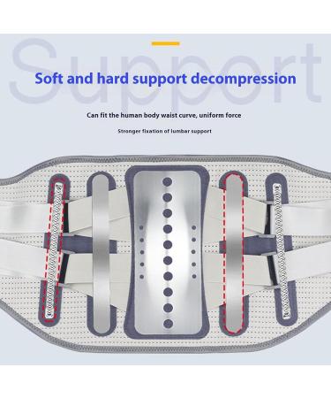 GUANGLU Back Support Belt | Back Protective Brace for Men - Waist Lumbar Lower Back Support Belt for Women Men Back Reliever Spinal Belt Back Relief Strap Blue O - Buy Online on SooperMarket.com
