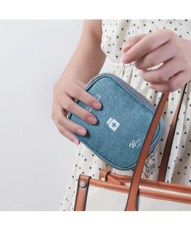 Rnhdly 2-Piece Travel Pharmacy Bag | Waterproof Mini First Aid Bag for Medication Emergency Essentials | Portable & Compact for Office Travel & Camping - Buy Online on SooperMarket.com