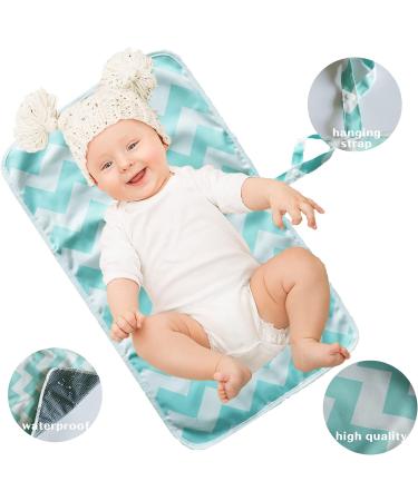 Portable Baby Changing Mat - Waterproof Foldable Travel Urinal Pad - 60x35cm - Blue - Buy Online on SooperMarket.com