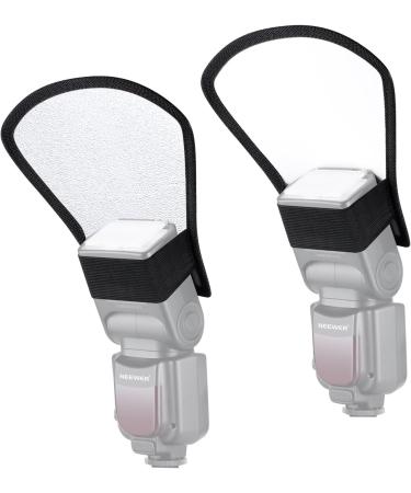 Neewer Camera Speedlite Flash Softbox Diffuser Kit with Bendable White and Silver/White Reflectors - Universal Mount for Nikon Sony - Buy Online on SooperMarket.com