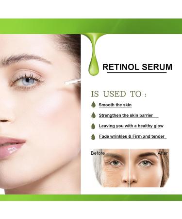 Trendyfave Retinol Serum Retinol Serum With Hyaluronic Acid Vitamin E Anti Aging Facial Serum Retinol Serum For Face Repair Fine Line Deep Moisturizing Retinol Skincare All Skin Types 30ml - Buy Online on SooperMarket.com