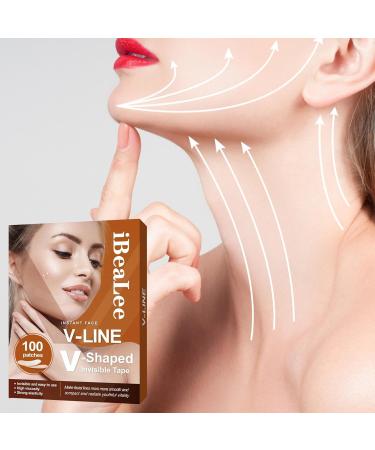 Visiblurry Facelift Tape for Face | Face Lifting Tape for Saggy Skin - Breathable Ultra-thin Invisible High Elasticity V Shaped Instant Face Lift Sticker Secret Make Up Stickers for - Buy Online on SooperMarket.com