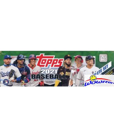 2021 Topps Baseball Complete 670 Card Factory Sealed WALMART Factory Set with (5) ROOKIE VARIATIONS & 5 FOILBOARD Cards # out of 790! Includes all Series 1 & 2 Cards! WOWZZER!