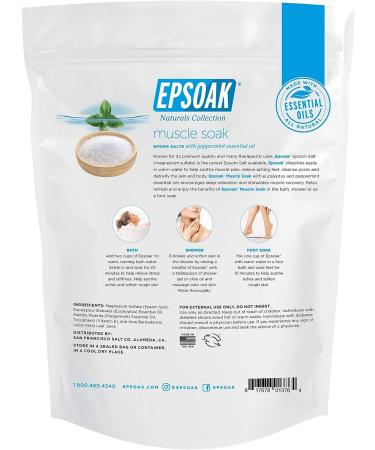 Epsoak Scented Epsom Salt Bundle - Sleep Formula & Muscle Soak 2 lbs - Buy Online on SooperMarket.com