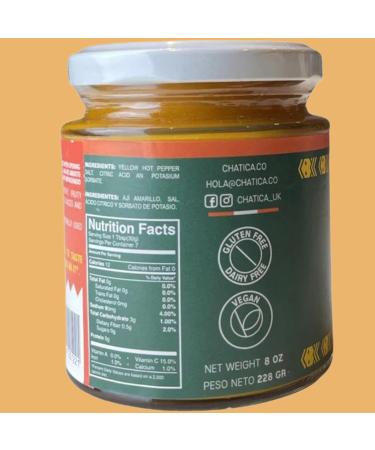 Chatica Bundle of 3 x Chatica Pasta de Aji Amarillo 227g - Yellow Hot Pepper Paste - Authentic Peruvian Flavour - Buy Online on SooperMarket.com