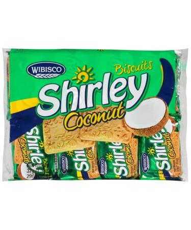 Wibisco Shirley Coconut/Coco Biscuits 8x37g (1.31oz)