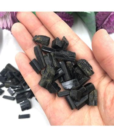 Natural Crystal Rough 10g Raw Natural Green Tourmaline Schorl Crystal Gem Original Specimen Rough Stone Jewelery Making - Buy Online on SooperMarket.com