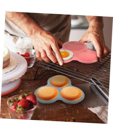 Alipis 2 Pcs Cake Mold (1 Blue + 1 Pink) Paper Cups Cake Pan Pancake Molds Cake Puck Mold Bakeware Pancakes - Buy Online on SooperMarket.com