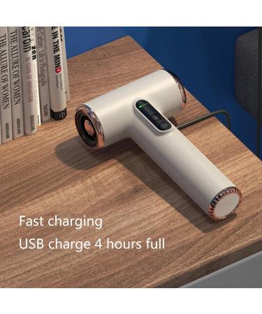Professional Hair Dryer Powerful Fast Drying Hairdryer with 3 Speeds Heating Rechargeable for Women Kids Home Travel - Buy Online on SooperMarket.com