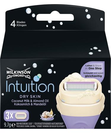 Wilkinson Sword Intuition Dry Skin Blades (6 Pack) 2x3 (Promptly dispatched in 1 working day) 3 count (Pack of 2) - Buy Online on SooperMarket.com