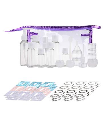 Kare & Kind Favor travel set refillable for 8 bottles and 9 glasses 3 tools (pipette funnel and mini spatula)