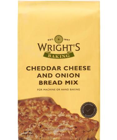 wright's | cheddar and onion bread mix 500g | Simply Add Oil and Water | For Machine or Hand Baking | Suitable for Vegetarians