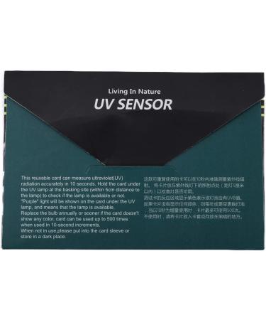 TNFEON CRAWL PET UV Test Card - Reusable UVB Sensor for Quick Measurements | Ideal for Reptiles & UVA/UVB Light Lamps - Buy Online on SooperMarket.com